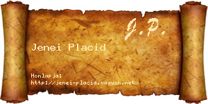 Jenei Placid névjegykártya